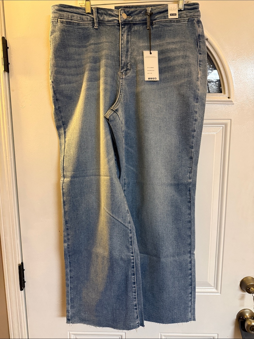 Judy Blue Light Wash Women's Wide Leg Jeans